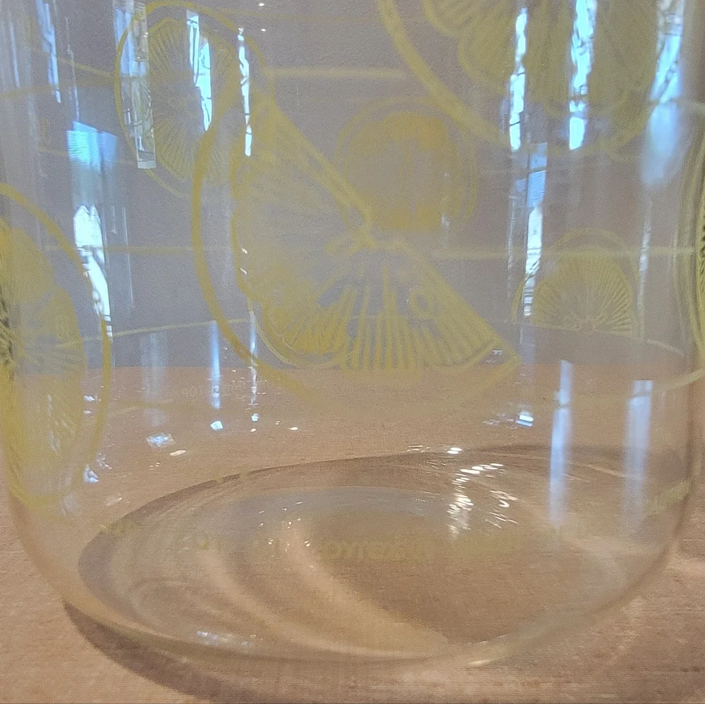 Vintage Pyrex 2 Qt Lemonade Pitcher Lemon Slice USA‎ #7520